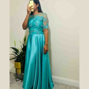 Simple and Elegant lehanga Embroidery work top budget friendly
